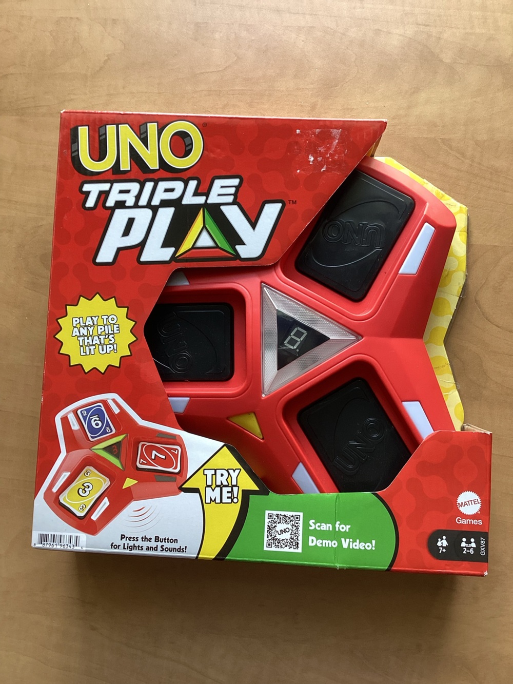 UNO Triple Play game